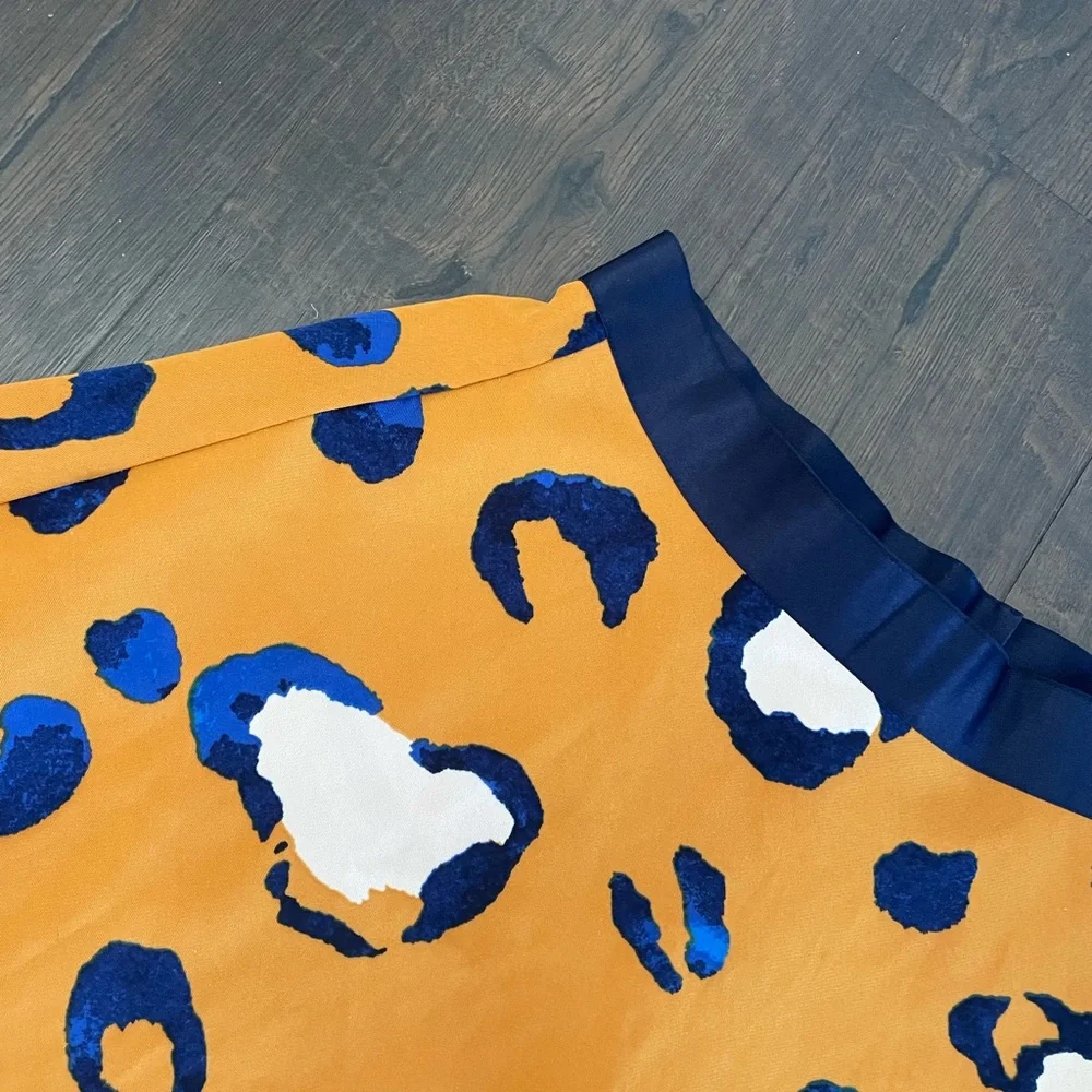3.1 Phillip Lim for Target Skirt Leopard Yellow Blue Women’s - Picture 2 of 5
